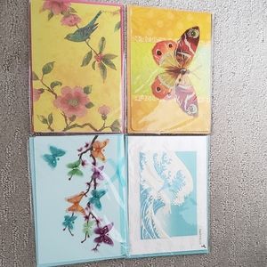 Papyrus Blank Cards set of 4